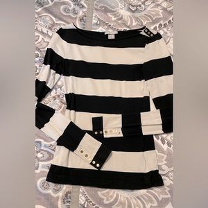 H&M long sleeve striped top